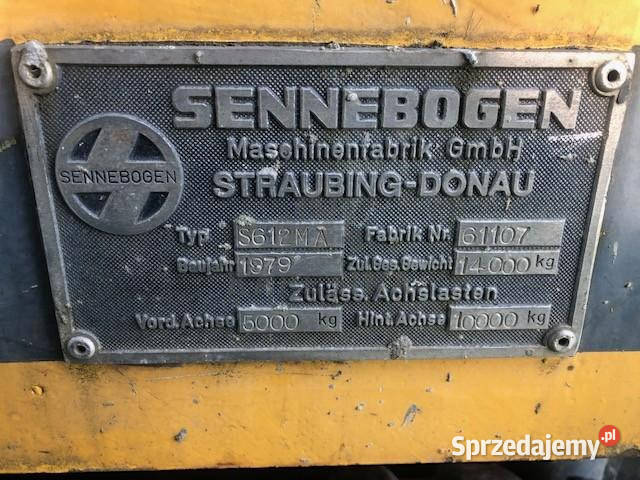 Dżwig Sennebogen S612 MA CZĘŚCI wielkopolskie Jastrzębniki