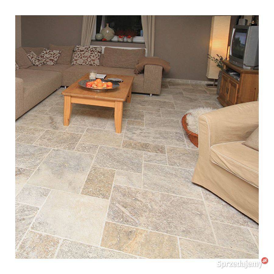 Płytki Trawertyn ASH bębnowany komplet 072 m2 Kraków