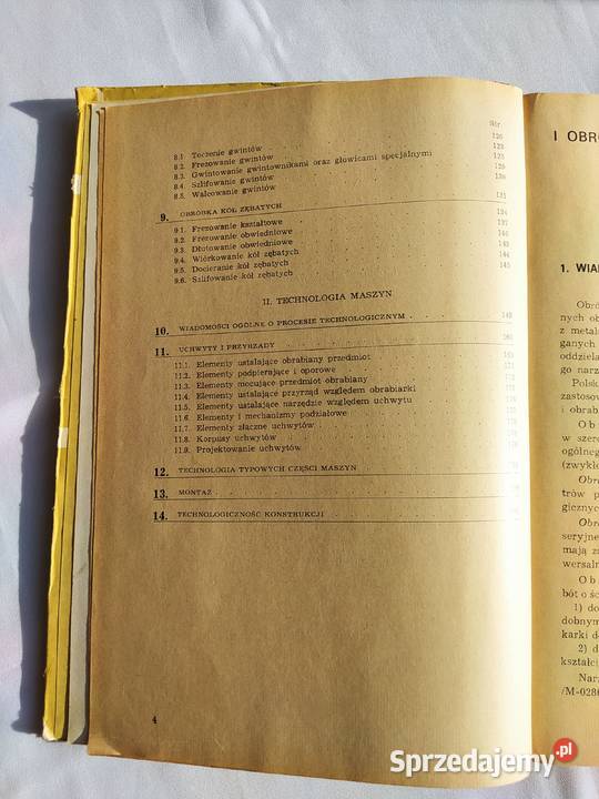 TECHNOLOGIA METALI część IV Stefan Okoniewski Podręczniki podlaskie Hajnówka