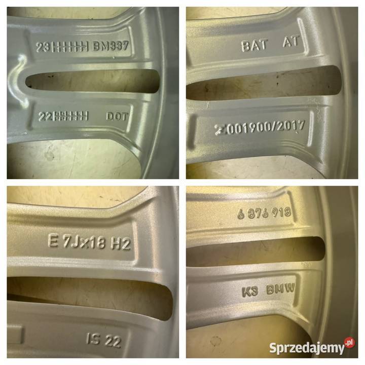 BMW X3 G01 X4 G02 Oryginalne koła zimowe 18