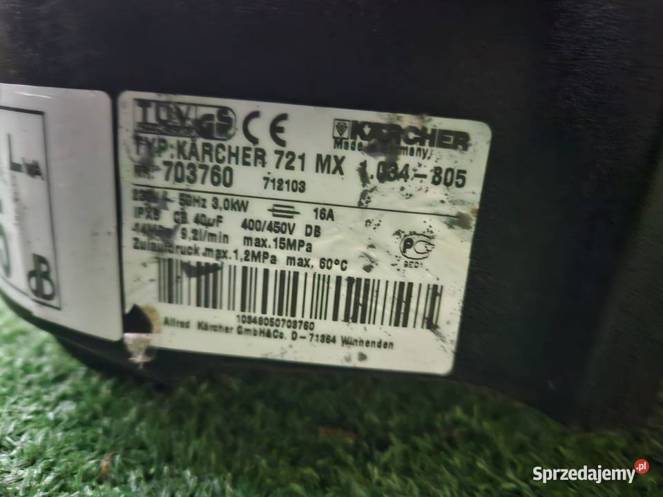 Myjka ciśnieniowa KARCHER K 721 MX Wysyłka Radom