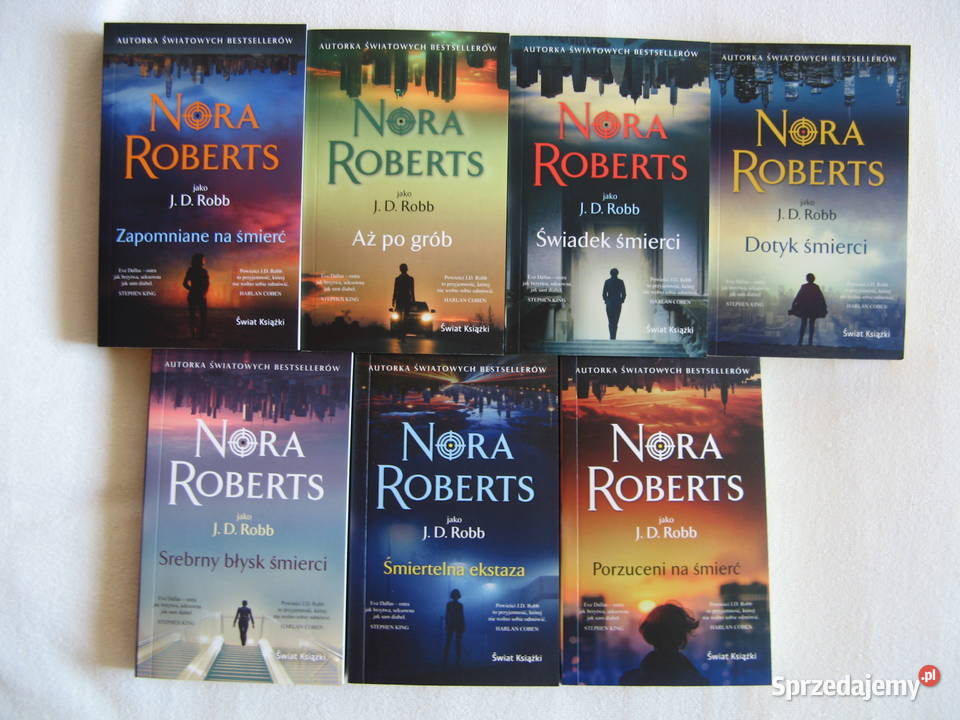 7 x Nora Roberts Dotyk śmierci Świadek śmierci Rok wydania 2024 wielkopolskie Poznań