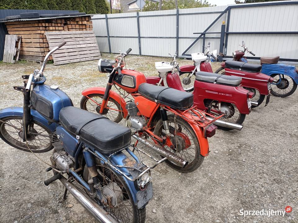 Jawa 555 shl junak wsk wfm komar wwwmotobazarprl Padniewko