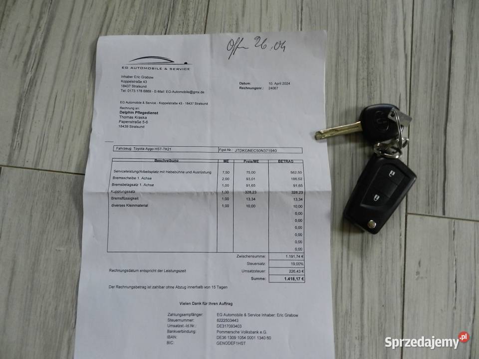 Toyota Aygo II Ekonomiczna niezawodna z Rok produkcji 2018 Puszczykowo