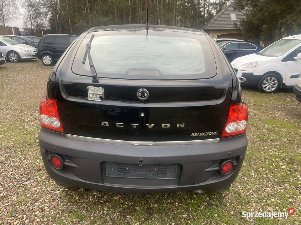 Ssang Young Actyon 20d 4x4 sprowadzony podlaskie Białystok