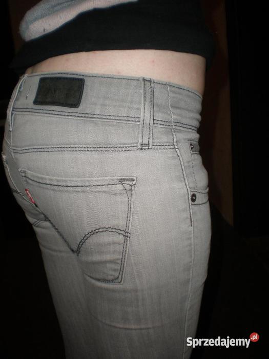 jeansy LEVIS 25 26 mega niskie biodrówki xs s le Kraków