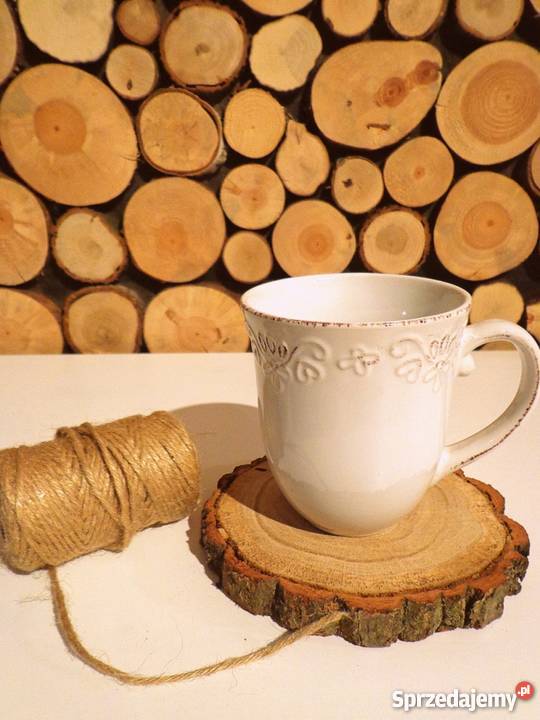 Plastry drewniane krążki brzoza 2528 szlifowane Rybnik