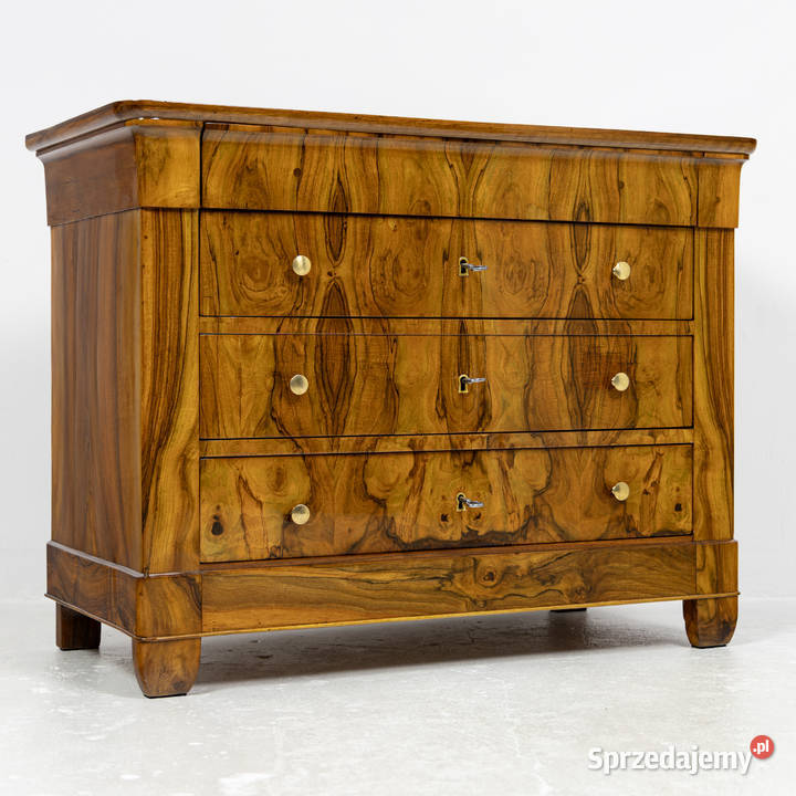 Komoda biedermeier 18351840 orzech antyk stara Meble Łowęcin