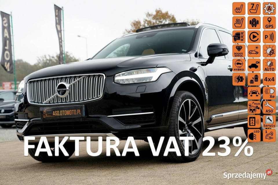 Volvo XC 90 INSCRIPTION panorama FUL LED 7-os SKÓRA nawi kamera 360 BOWERS…