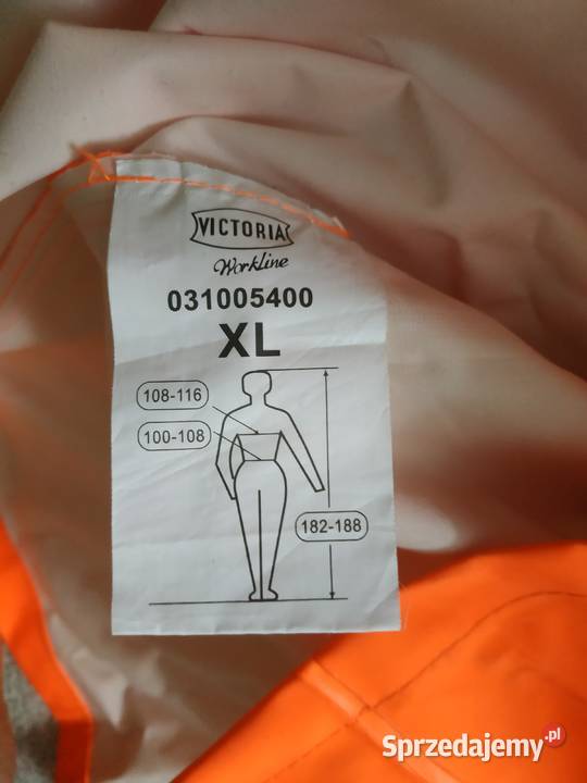 Kurtka przeciwdeszczowa XL spodnie ogrodniczki Pozostałe mazowieckie