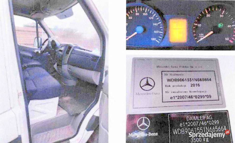 Mercedes Sprinter Syndyk sprzeda Warszawa