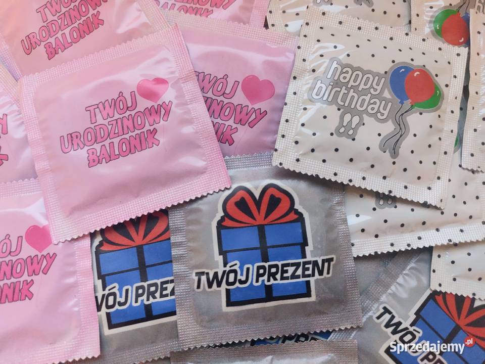 ZESTAW URODZINOWY - prezerwatywy z unikalnym nadrukiem