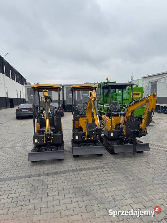 Minikoparka 12 t Mller Machinery MB 12 nowa pełny VAT wielkopolskie Pleszew