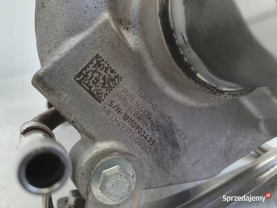 TURBOSPRĘŻARKA Dacia Logan II 09 TCe turbo lubelskie