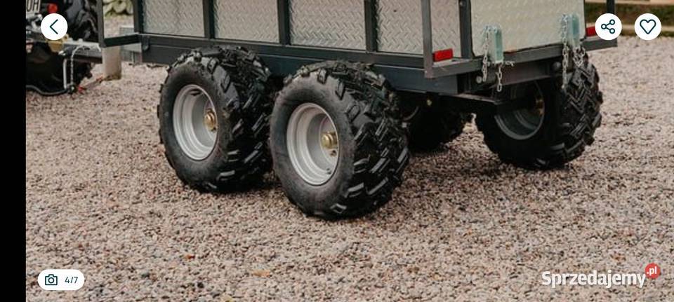 Zawieszenie Tandem z kołami do przyczepki ATV Wola Zgłobieńska