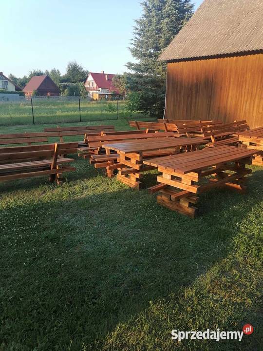 Ławki dębowe Dębowa Kłoda