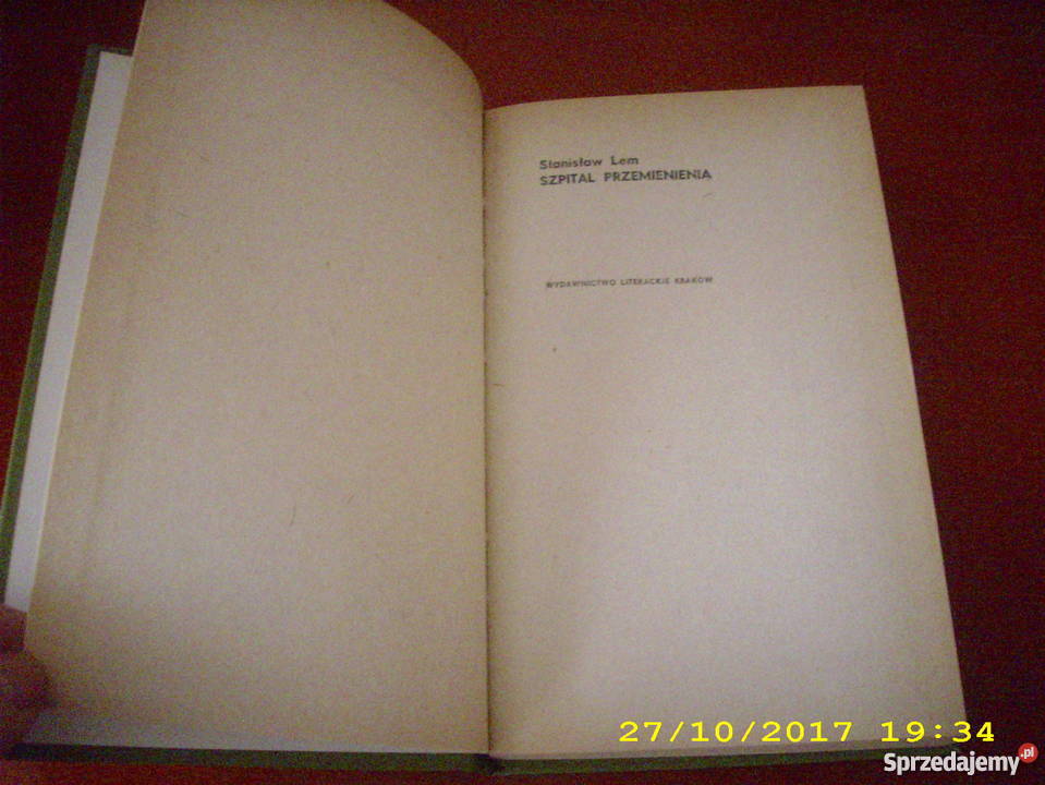 Szpital przemienienia Lem js literatura piękna - proza polska