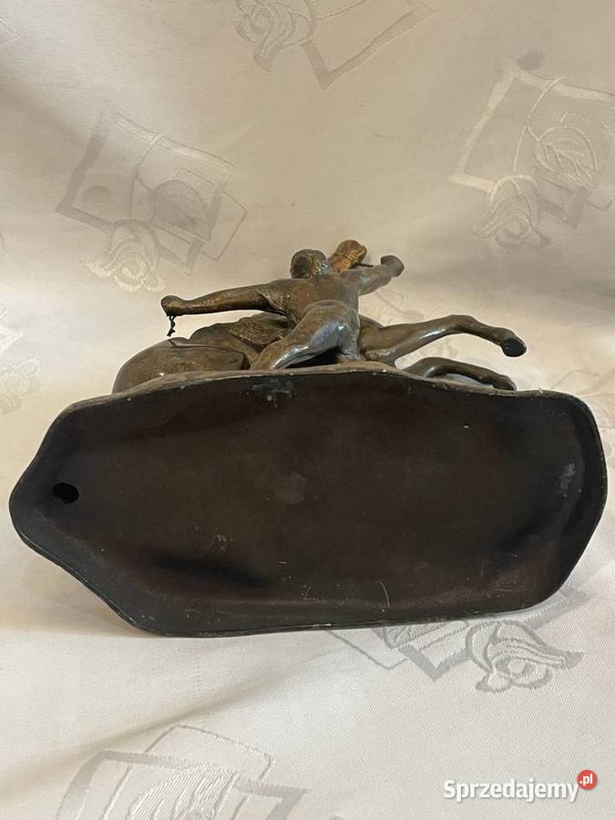 Cynkal bązowiony figura konia Pozostałe małopolskie Kraków