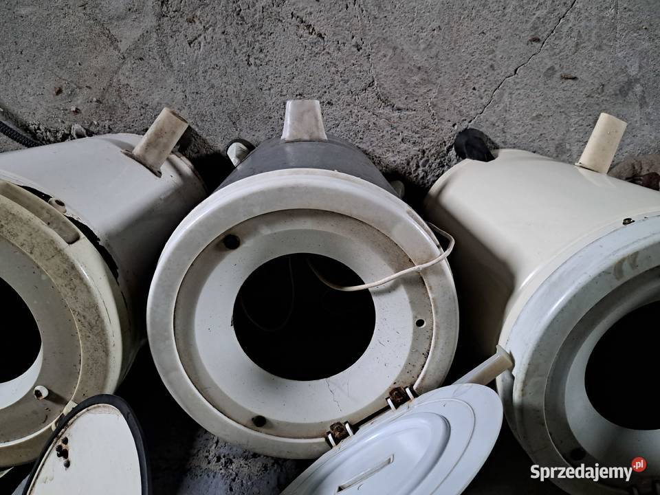 Trzy wirówki z PRLu wolnostojące Brzesko