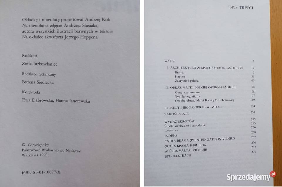 Ostra Brama w Wilnie Maria KałamajskaSaeed ISBN 9788375527162 świętokrzyskie Kielce