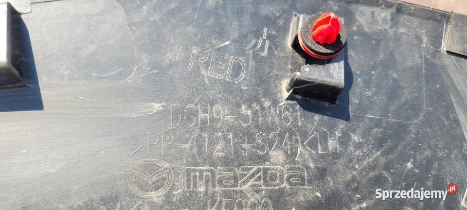 Mazda CX30 LISTWA BŁOTNIKA LEWA TYŁ DGH951W61 Listwy i nakładki Ruda Śląska