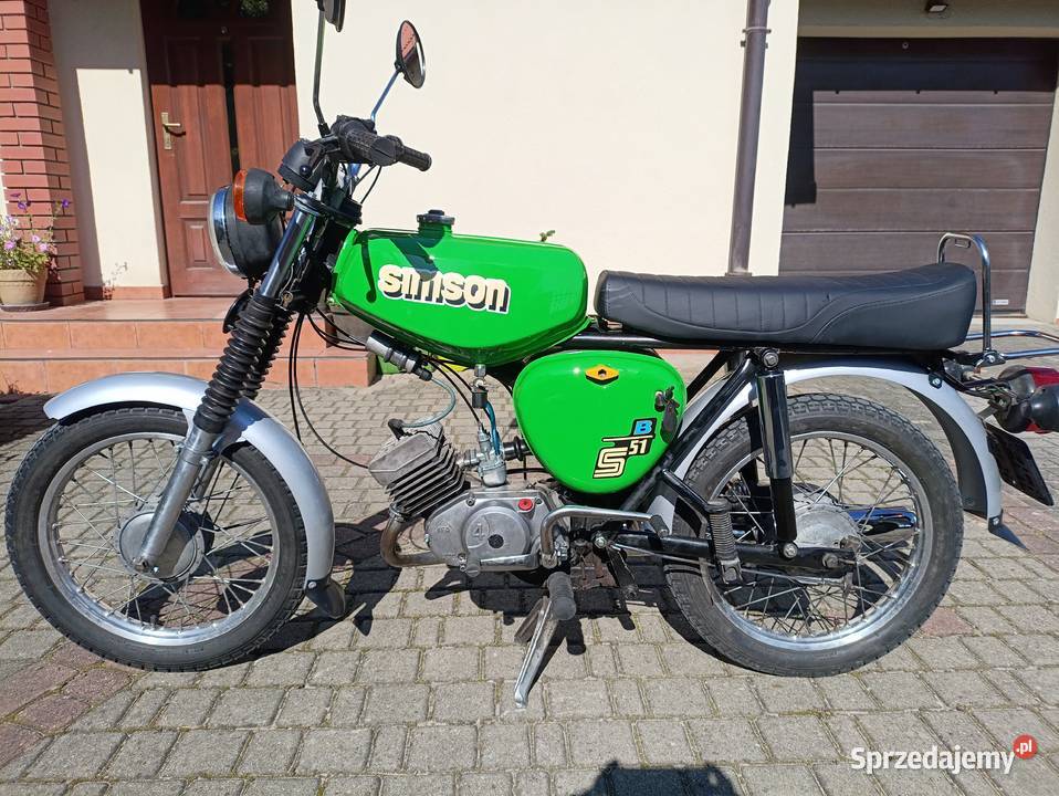 Simson S51 1989r zarejestrowany Motocykle, skutery, quady łódzkie Sieradz
