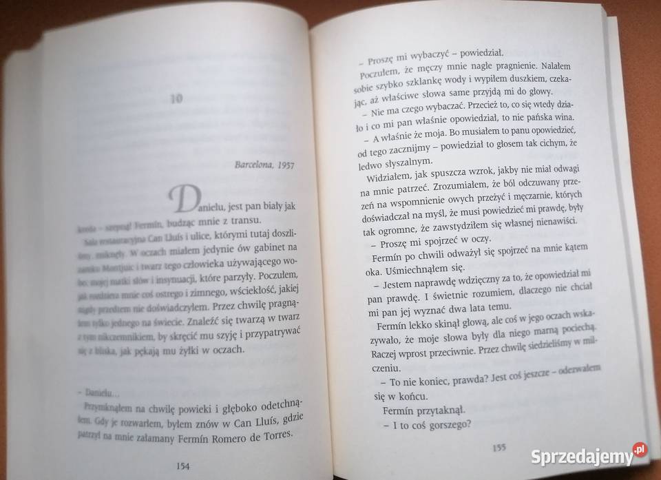 Więzień nieba autor Carlos Ruiz Zafon Proza i poezja Łódź