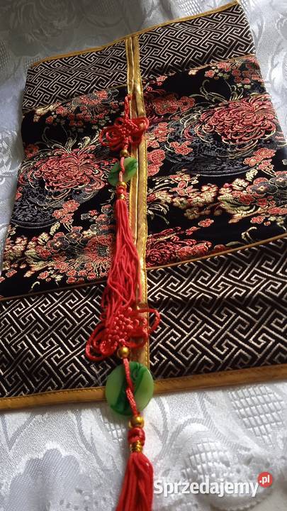 JAPOŃSKA DAMSKA KOPERTÓWKA KOSMETYCZKA SKŁADANA 22cm Piła