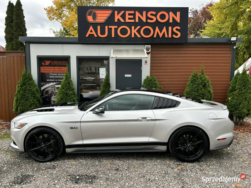 Ford Mustang LED Klima Navi Temp srebrny Motoryzacja Bydgoszcz