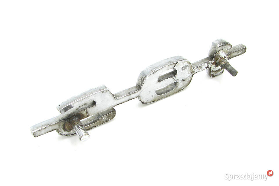 Chromowany emblemat Syrena 105 PRL metalowy PRL Cielądz