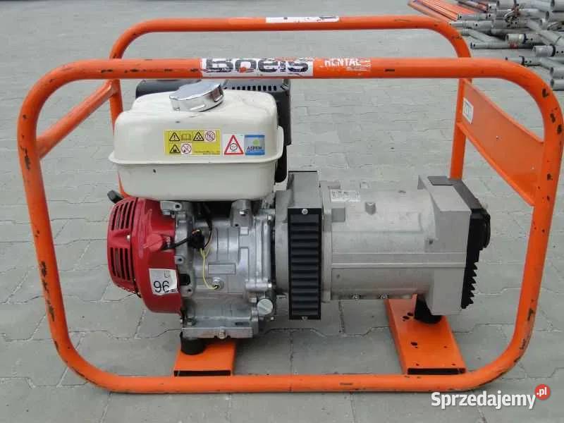 AGREGAT Prądotwórczy HONDA 8 4kW 230V ORYGINAŁ Łętownia sprzedam