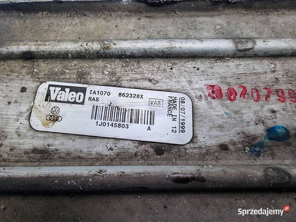 INTERCOOLER AUDI A3 8L 1J0145803 Motoryzacja