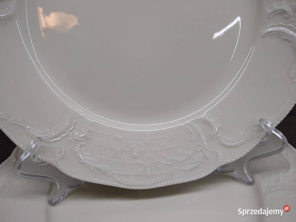 Talerze płytkie Rosenthal Sanssouci ecru 6 Kalisz