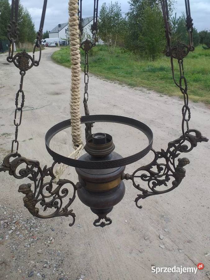 Lampa mosiężne wiszące sprzedam