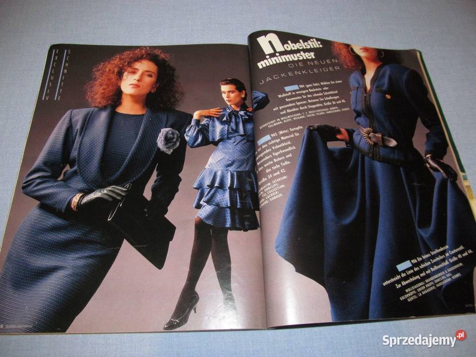 Burda International Zima 198788 moda szycie kujawsko-pomorskie Skępe