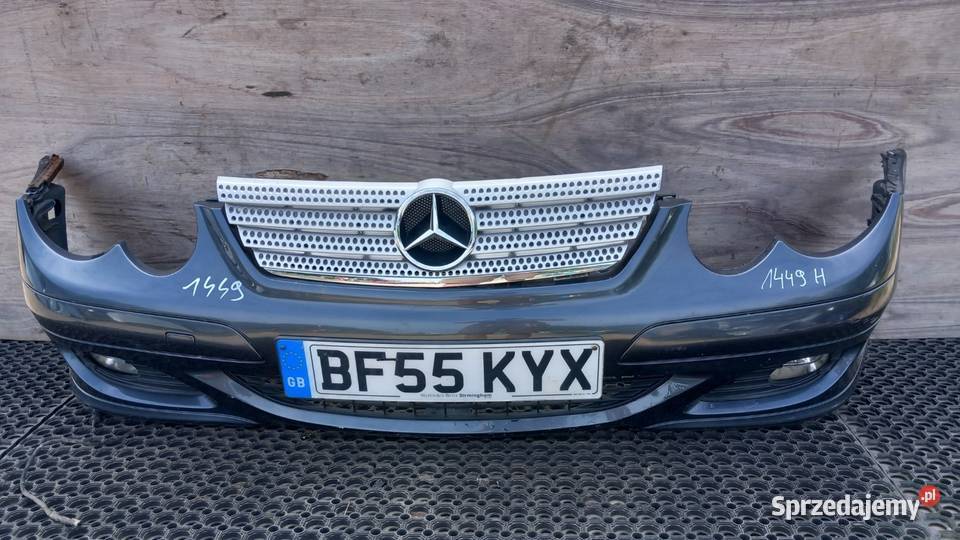 MERCEDES C KLASA COUPE W203 LIFT ZDERZAK PRZÓD Pasy przednie i tylne