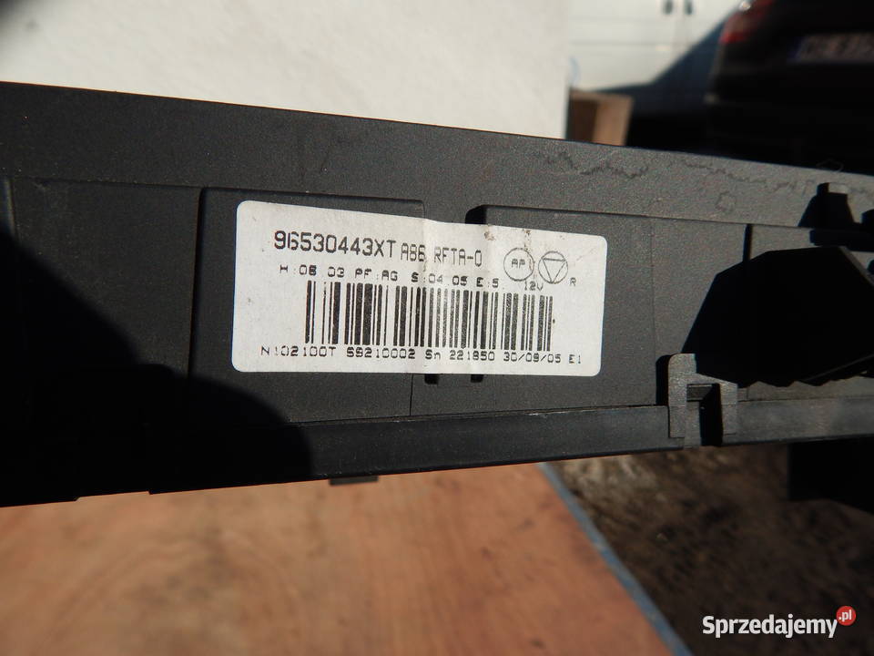 PANEL NAWIEWU KLIMATYZACJI CITROEN C3 PEUGEOT osobowe Warszawa sprzedam