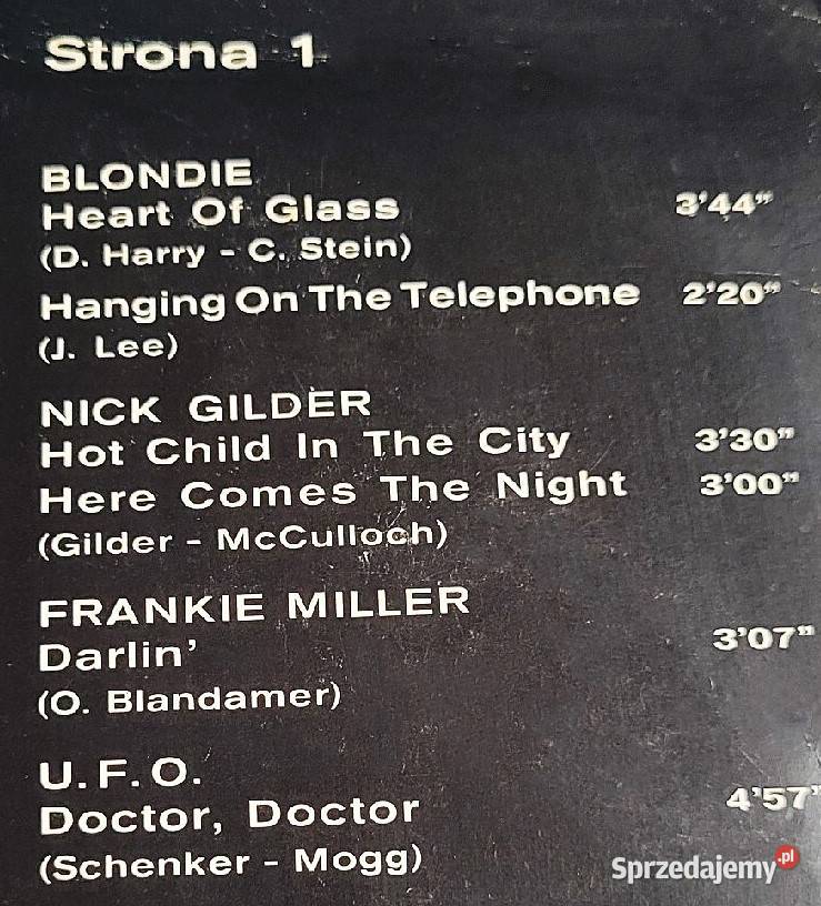 Heart of glass Blondie Jethro TullFrankie Miller Chełmno