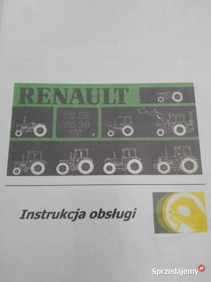Instrukcja Obsługi Ciągnik RENAULT TS 7512 7514 Kamień Pomorski
