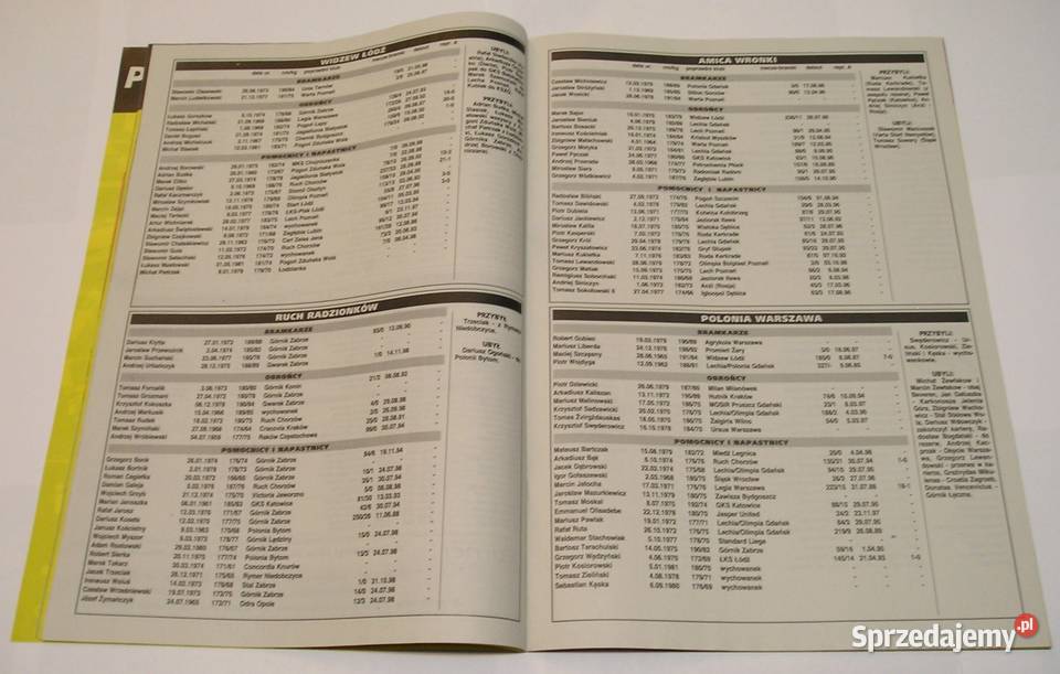 MAGAZYN SPORTOWY SKARB KIBICA LIGA 1999 Łódź