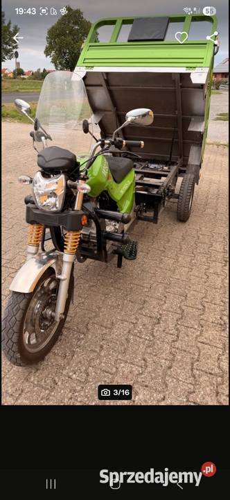 Motocykl trójkołowy Moscito MO150ZH 1050km Sosnowica
