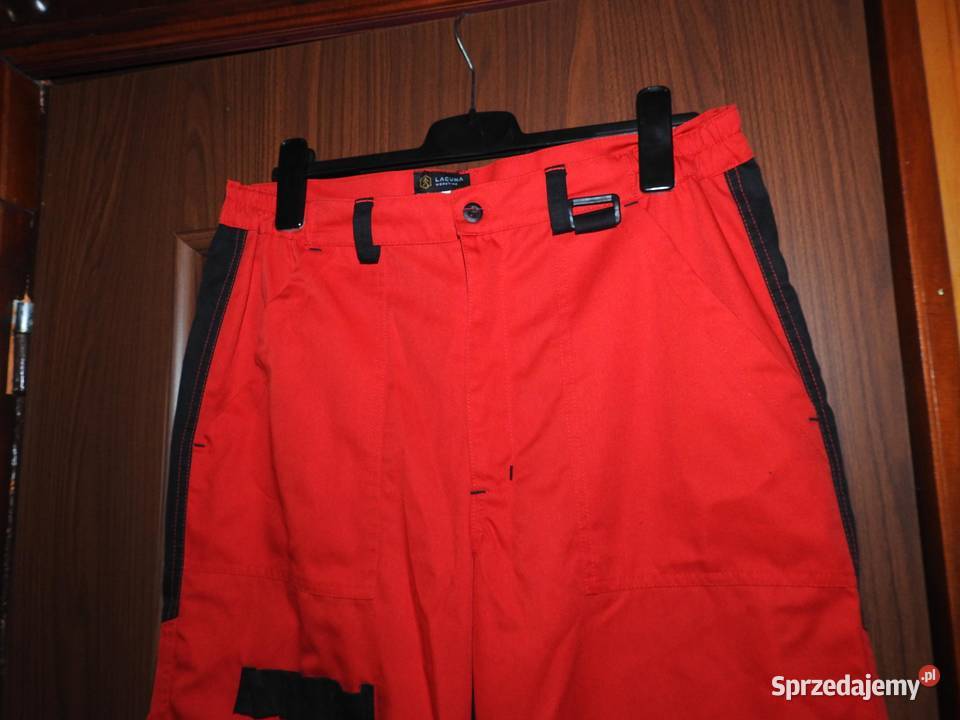 Spodnie robocze czerwone Lacuna Tecawork rozmiar podkarpackie Przemyśl sprzedam
