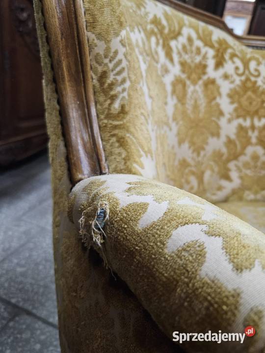 Ludwikowski komplet wypoczynkowy sofa dwa fotele