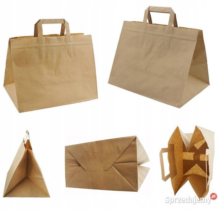 Torba papierowa z rączką 26x17x33 250 Sieradz