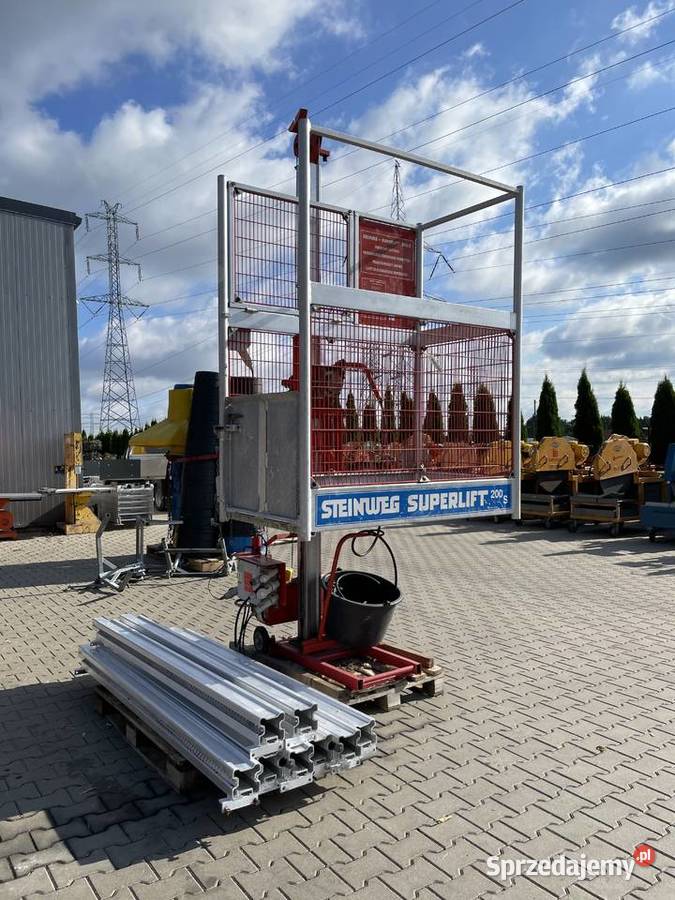 Winda budowlana wyciąg Steinweg Superlift 200 s pełny VAT wielkopolskie Ślesin