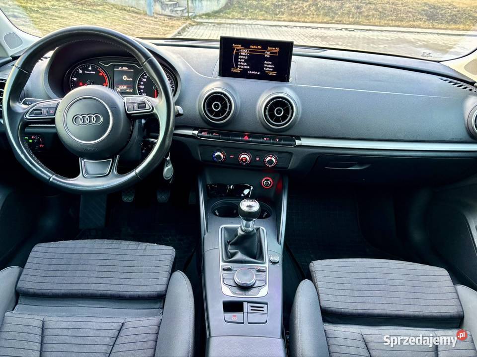 Audi A3 20tdi 2016r czarny dolnośląskie Bielawa