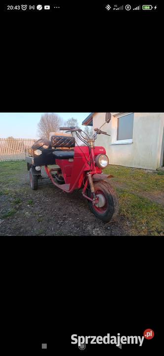 Moto rydwan Dezamet 755 Romet warmińsko-mazurskie Elbląg