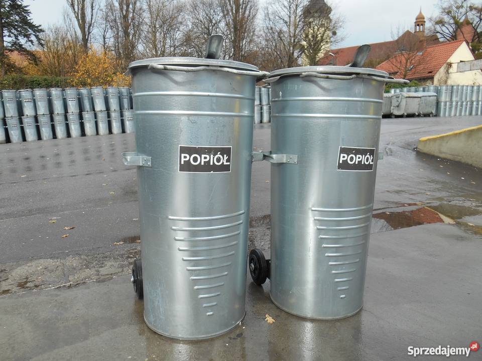 pojemniki 110 L ocynk używany stan Pozostałe opolskie Krapkowice sprzedam