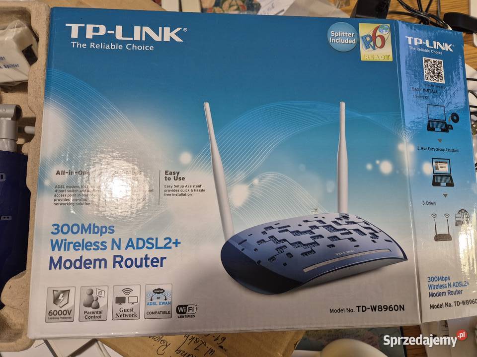 bezprzewodowy routermodem ADSL2 standard N modem Poznań