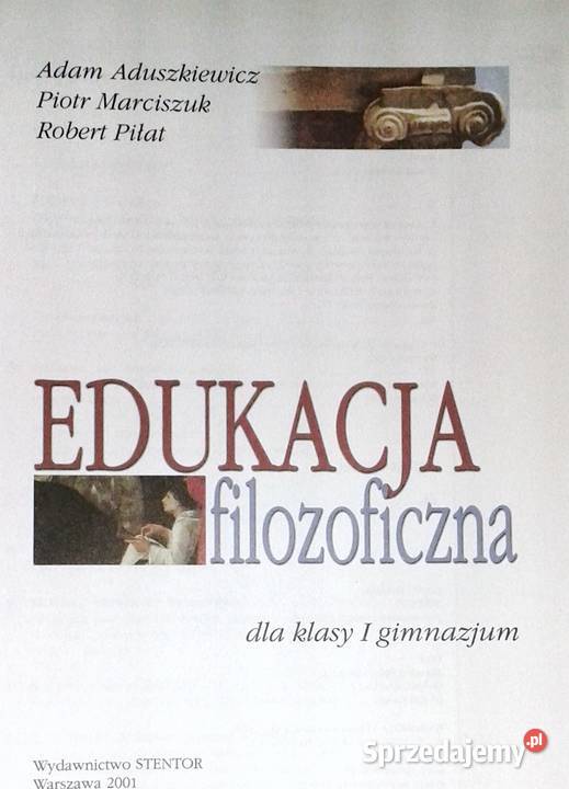 Edukacja filozoficzna I klasy gimnazjum Adam Chełm